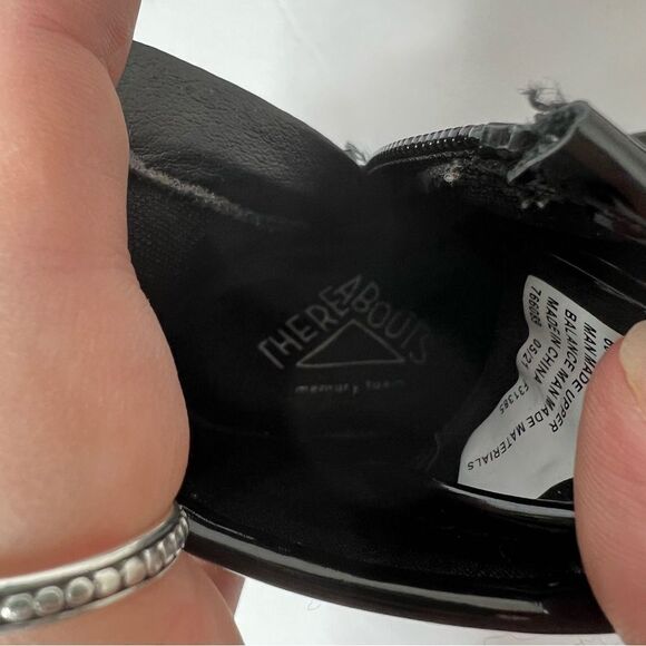 Thereaboots Black Patent Leather Ankle Bootie - Picture 6 of 7